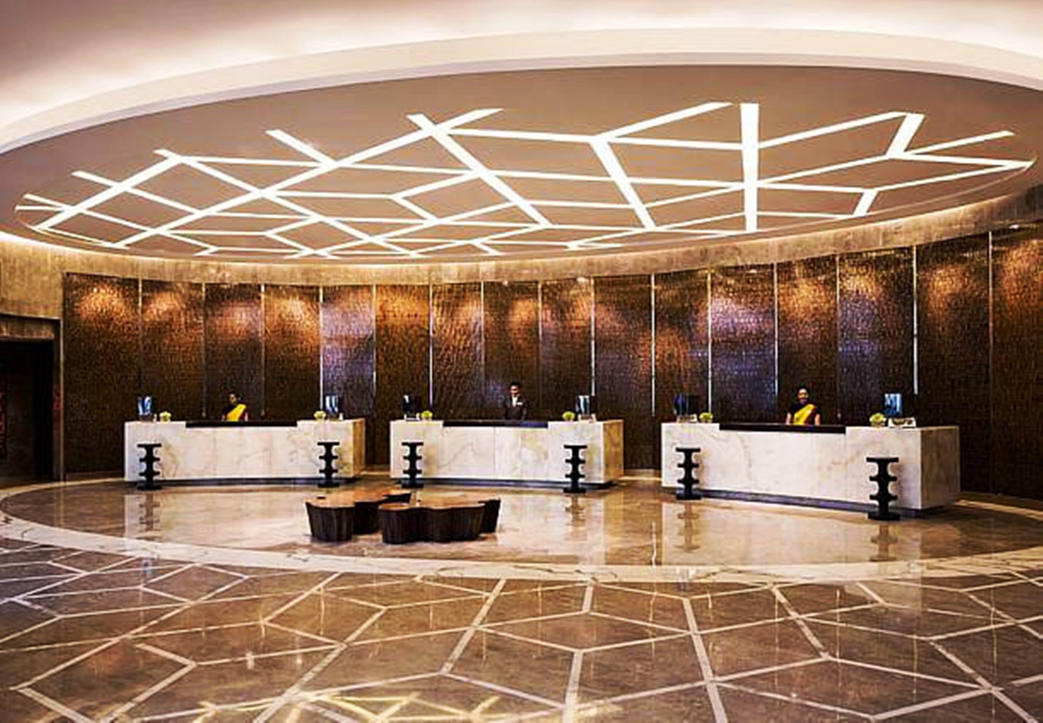 JW Marriott Hotel New Delhi Aerocity Kültér fotó The lobby of the hotel